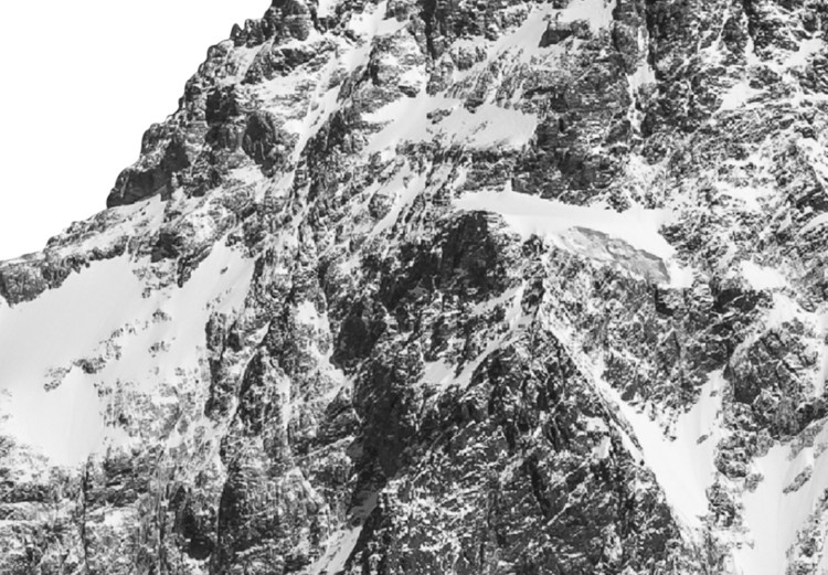 Wall Poster K2 - English captions on black and white mountain landscape backdrop 123742 additionalImage 9