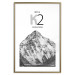 Wall Poster K2 - English captions on black and white mountain landscape backdrop 123742 additionalThumb 14