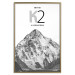 Wall Poster K2 - English captions on black and white mountain landscape backdrop 123742 additionalThumb 16