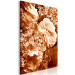 Canvas Art Print Autumn flowers in sepia - monochrome photo with a bouquet of flowers 123842 additionalThumb 2