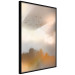 Wall Poster Nostalgia - abstract landscape of birds in the sky in golden hues 126242 additionalThumb 10