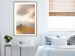 Wall Poster Nostalgia - abstract landscape of birds in the sky in golden hues 126242 additionalThumb 13