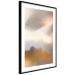 Wall Poster Nostalgia - abstract landscape of birds in the sky in golden hues 126242 additionalThumb 11
