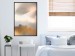 Wall Poster Nostalgia - abstract landscape of birds in the sky in golden hues 126242 additionalThumb 3