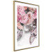 Wall Poster Give a Kiss - abstract portrait of a woman surrounded by light roses 127242 additionalThumb 7