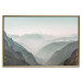 Poster Mountain Horizon - landscape of rocky mountains with a gentle misty glow 129842 additionalThumb 17