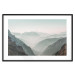 Poster Mountain Horizon - landscape of rocky mountains with a gentle misty glow 129842 additionalThumb 15