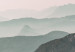Poster Mountain Horizon - landscape of rocky mountains with a gentle misty glow 129842 additionalThumb 9