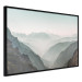 Poster Mountain Horizon - landscape of rocky mountains with a gentle misty glow 129842 additionalThumb 11