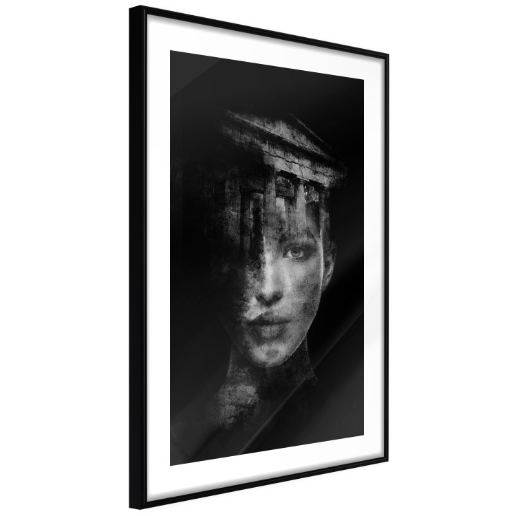 Wall Poster Feminine Architecture - portrait of a female face in an abstract motif 131842 additionalImage 8