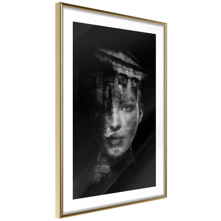 Wall Poster Feminine Architecture - portrait of a female face in an abstract motif 131842 additionalImage 9