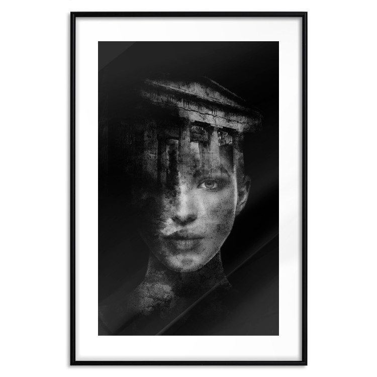 Wall Poster Feminine Architecture - portrait of a female face in an abstract motif 131842 additionalImage 17