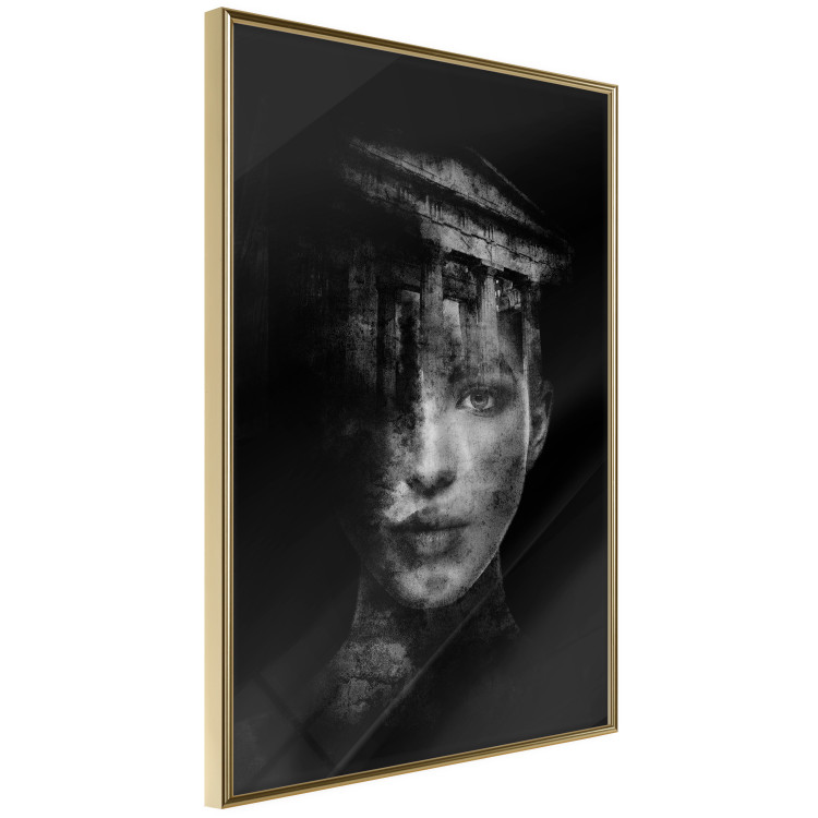 Wall Poster Feminine Architecture - portrait of a female face in an abstract motif 131842 additionalImage 14