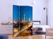 Room Divider Berlin by Night (3-piece) - city panorama against the backdrop of the night sky 133042 additionalThumb 2