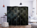 Room Divider Distinguished Elegance II (5-piece) - background in black quilted pattern 133542 additionalThumb 2