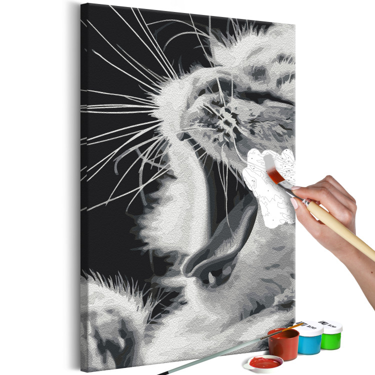 Paint by Number Kit Yawning Kitten 134542 additionalImage 3