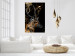 Wall Poster Deer's Treasure - abstract deer amid golden details on a black background 134742 additionalThumb 6