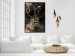 Wall Poster Deer's Treasure - abstract deer amid golden details on a black background 134742 additionalThumb 9