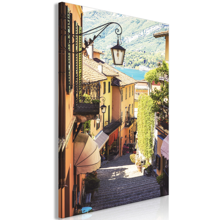 Canvas Sunny Waterfront (1-piece) Vertical - city architecture landscape 135842 additionalImage 2