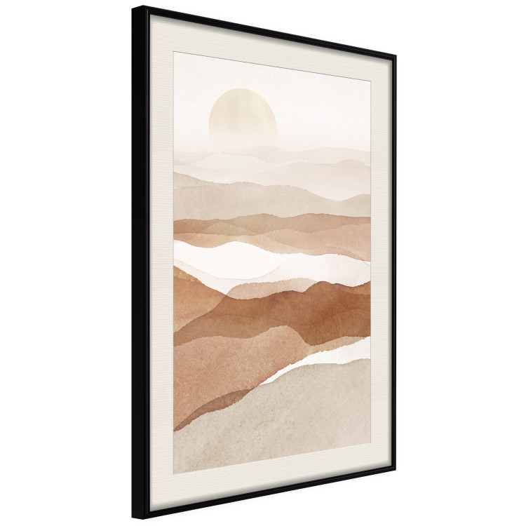 Wall Poster Desert Lightness - landscape of hot sands against a sunset backdrop 136042 additionalImage 9