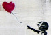Large canvas print Girl With a Balloon by Banksy [Large Format] 136442 additionalThumb 3