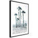 Poster Palms in the Wind - beach landscape with large palms on a light background 137842 additionalThumb 4