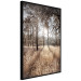 Poster Straight into Love - landscape of a forest and trees against a rising sun 138042 additionalThumb 4