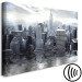 Canvas Print Silver New York (1-piece) Wide - architecture of a big city 143142 additionalThumb 6
