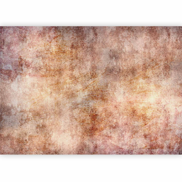 Photo Wallpaper Pink flashes - concrete texture abstraction with golden glow 143342 additionalImage 5