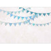 Photo Wallpaper Kids' flags - flags in shades of blue on white background 143742 additionalThumb 3