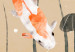 Canvas Print Koi Fish (1-piece) - Japanese carp in water among seaweed 145142 additionalThumb 4