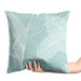 Decorative Velor Pillow Ficus refreshment - a botanical glamour composition with white pattern 147042 additionalThumb 4