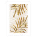 Poster Golden Elegant Leaves - Plants With a Festive Atmosphere 148042 additionalThumb 13