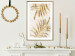 Poster Golden Elegant Leaves - Plants With a Festive Atmosphere 148042 additionalThumb 15