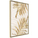 Poster Golden Elegant Leaves - Plants With a Festive Atmosphere 148042 additionalThumb 6