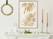 Poster Golden Elegant Leaves - Plants With a Festive Atmosphere 148042 additionalThumb 24
