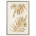Poster Golden Elegant Leaves - Plants With a Festive Atmosphere 148042 additionalThumb 22
