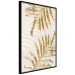 Poster Golden Elegant Leaves - Plants With a Festive Atmosphere 148042 additionalThumb 17