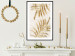 Poster Golden Elegant Leaves - Plants With a Festive Atmosphere 148042 additionalThumb 20