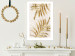 Poster Golden Elegant Leaves - Plants With a Festive Atmosphere 148042 additionalThumb 9