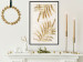 Poster Golden Elegant Leaves - Plants With a Festive Atmosphere 148042 additionalThumb 27