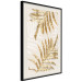 Poster Golden Elegant Leaves - Plants With a Festive Atmosphere 148042 additionalThumb 16