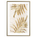 Poster Golden Elegant Leaves - Plants With a Festive Atmosphere 148042 additionalThumb 14