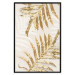 Poster Golden Elegant Leaves - Plants With a Festive Atmosphere 148042 additionalThumb 7