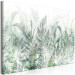 Canvas Wild Meadow (1-piece) - delicately outlined leaves on a light background 148842 additionalThumb 2