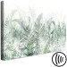 Canvas Wild Meadow (1-piece) - delicately outlined leaves on a light background 148842 additionalThumb 6