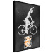 Wall Poster Triumphant Cyclist - Boy on a Bicycle and a Motivational Slogan 148942 additionalThumb 11