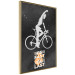 Wall Poster Triumphant Cyclist - Boy on a Bicycle and a Motivational Slogan 148942 additionalThumb 5