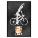 Wall Poster Triumphant Cyclist - Boy on a Bicycle and a Motivational Slogan 148942 additionalThumb 20