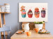Canvas Sweets (1-piece) - still life painted with colorful watercolors 149642 additionalThumb 3